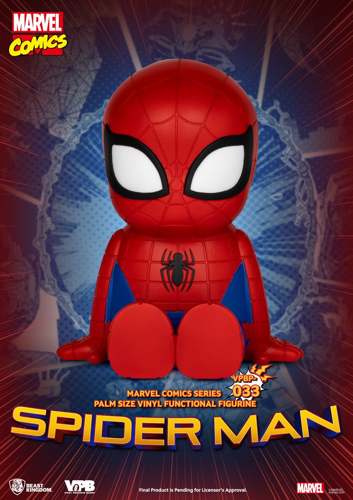 Marvel: Spider-Man Palm-Sized Vinyl Piggy Bank
