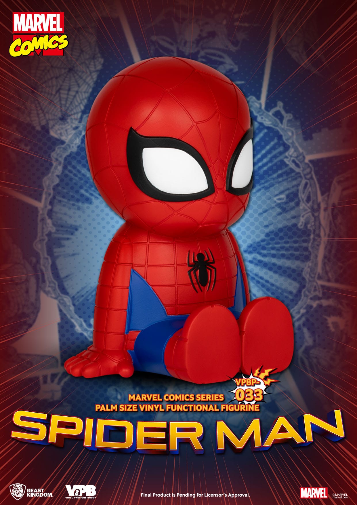 Marvel: Spider-Man Palm-Sized Vinyl Piggy Bank