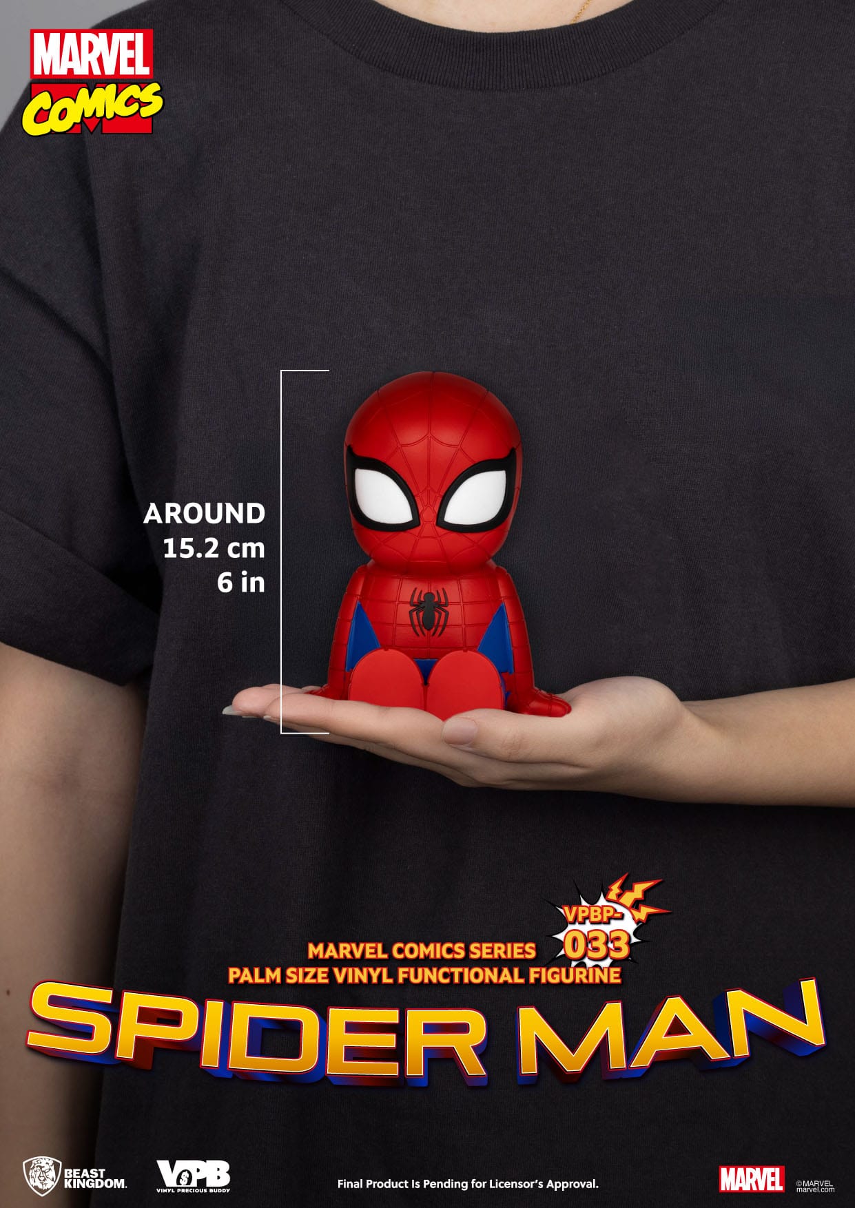 Marvel: Spider-Man Palm-Sized Vinyl Piggy Bank