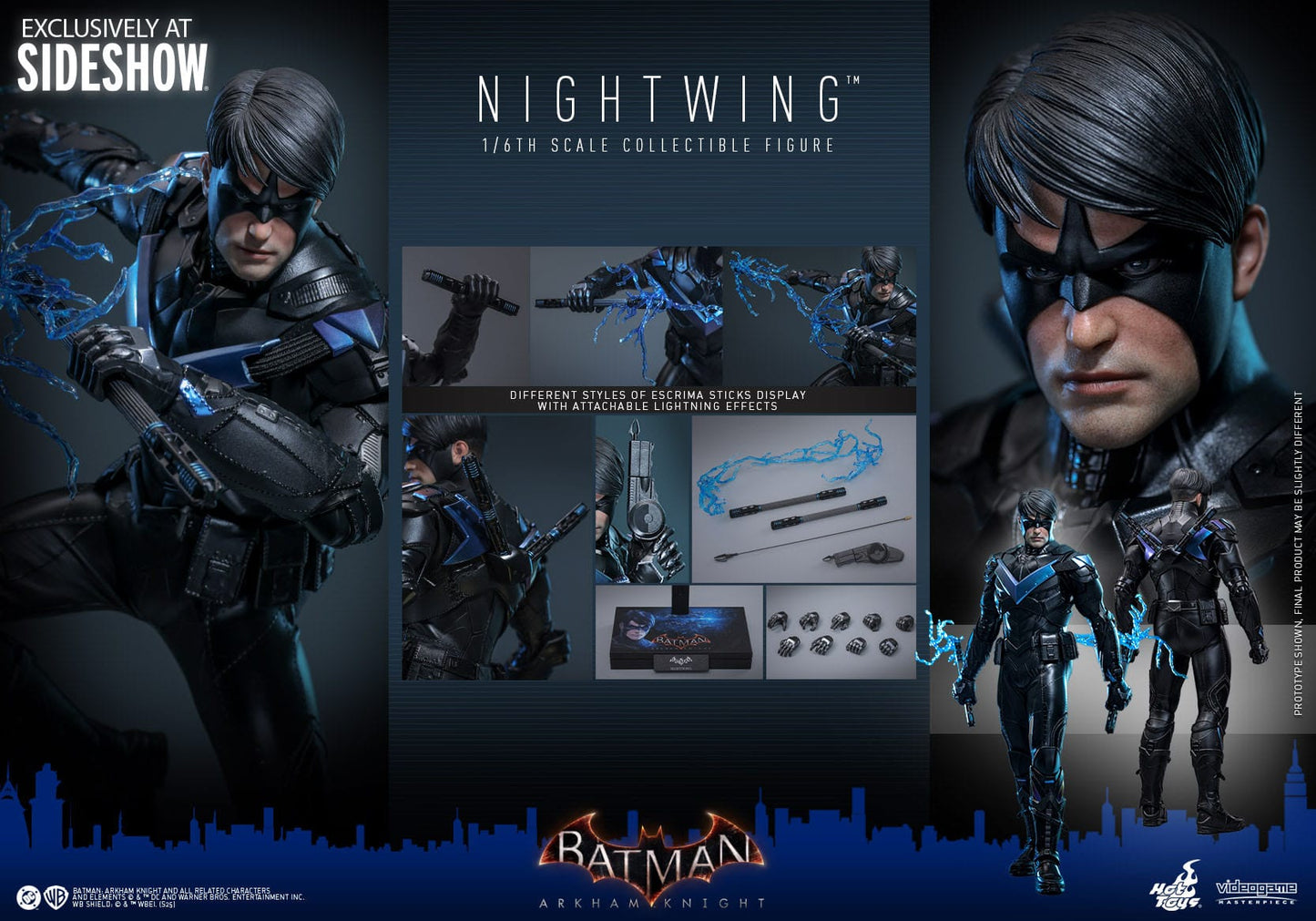 Batman: Arkham Knight: Nightwing: 1/6th Action Figure - Hot Toys Action Figure