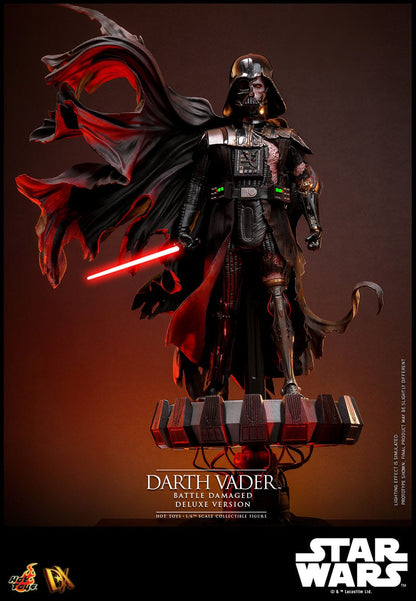 Star Wars DX45 Darth Vader (Battle Damaged) Deluxe 1/6th Scale Collectible Figure - Hot Toys Action Figures