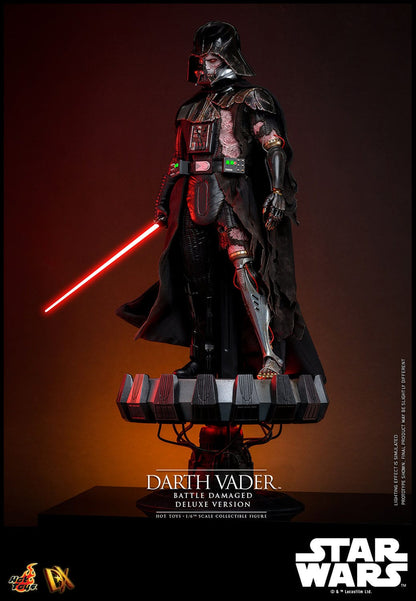 Star Wars DX45 Darth Vader (Battle Damaged) Deluxe 1/6th Scale Collectible Figure - Hot Toys Action Figures