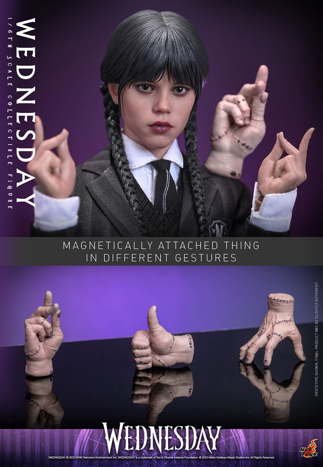 Wednesday: Wednesday Addams: 1/6th Action Figure