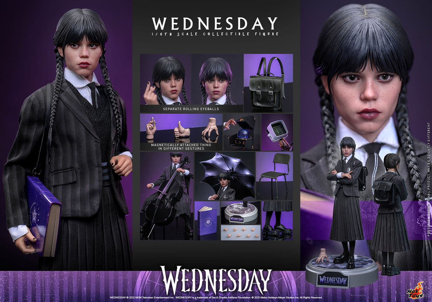 Wednesday: Wednesday Addams: 1/6th Action Figure