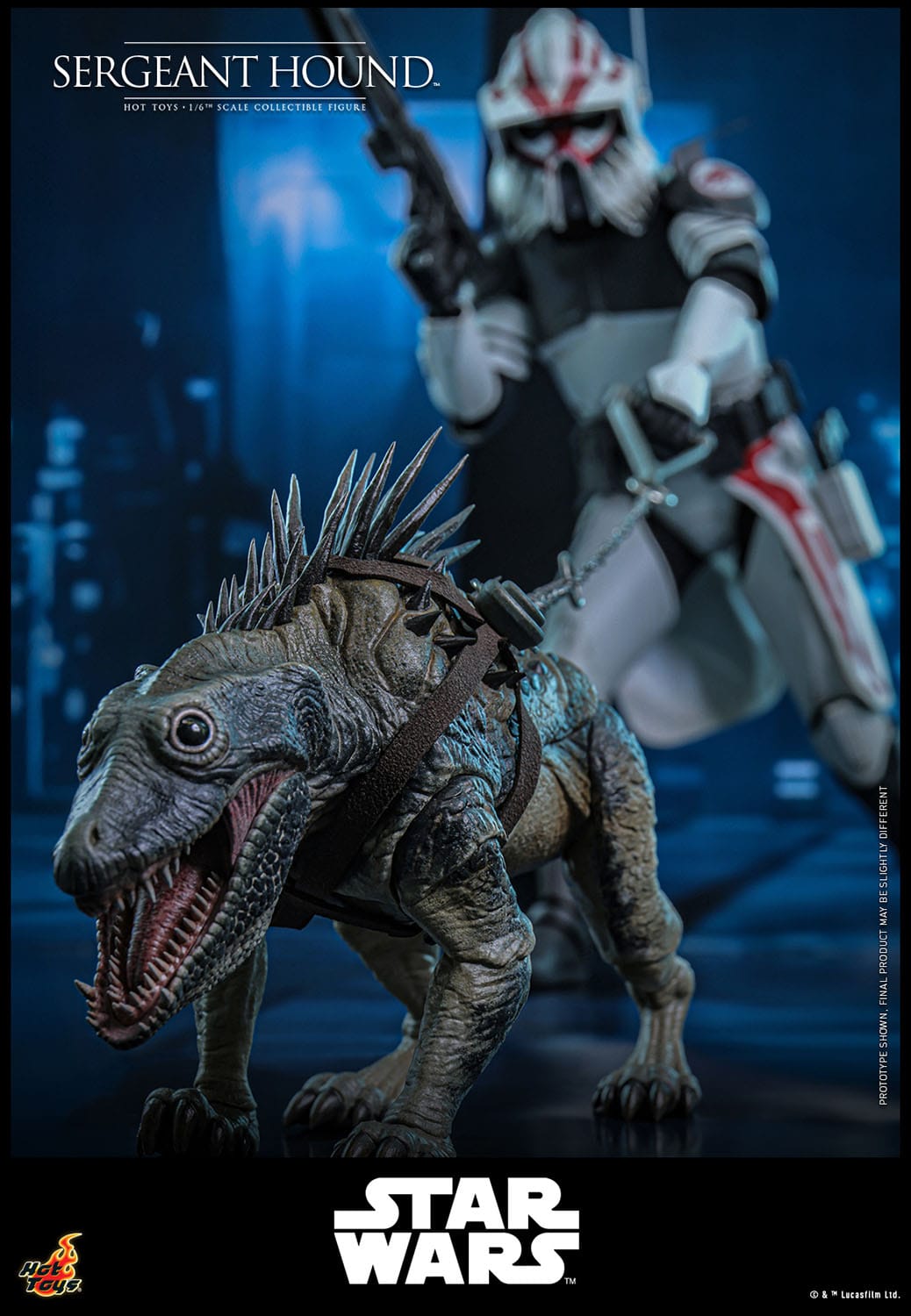 Star Wars: The Clone Wars: Sergeant Hound: 1/6th Scale Action Figure