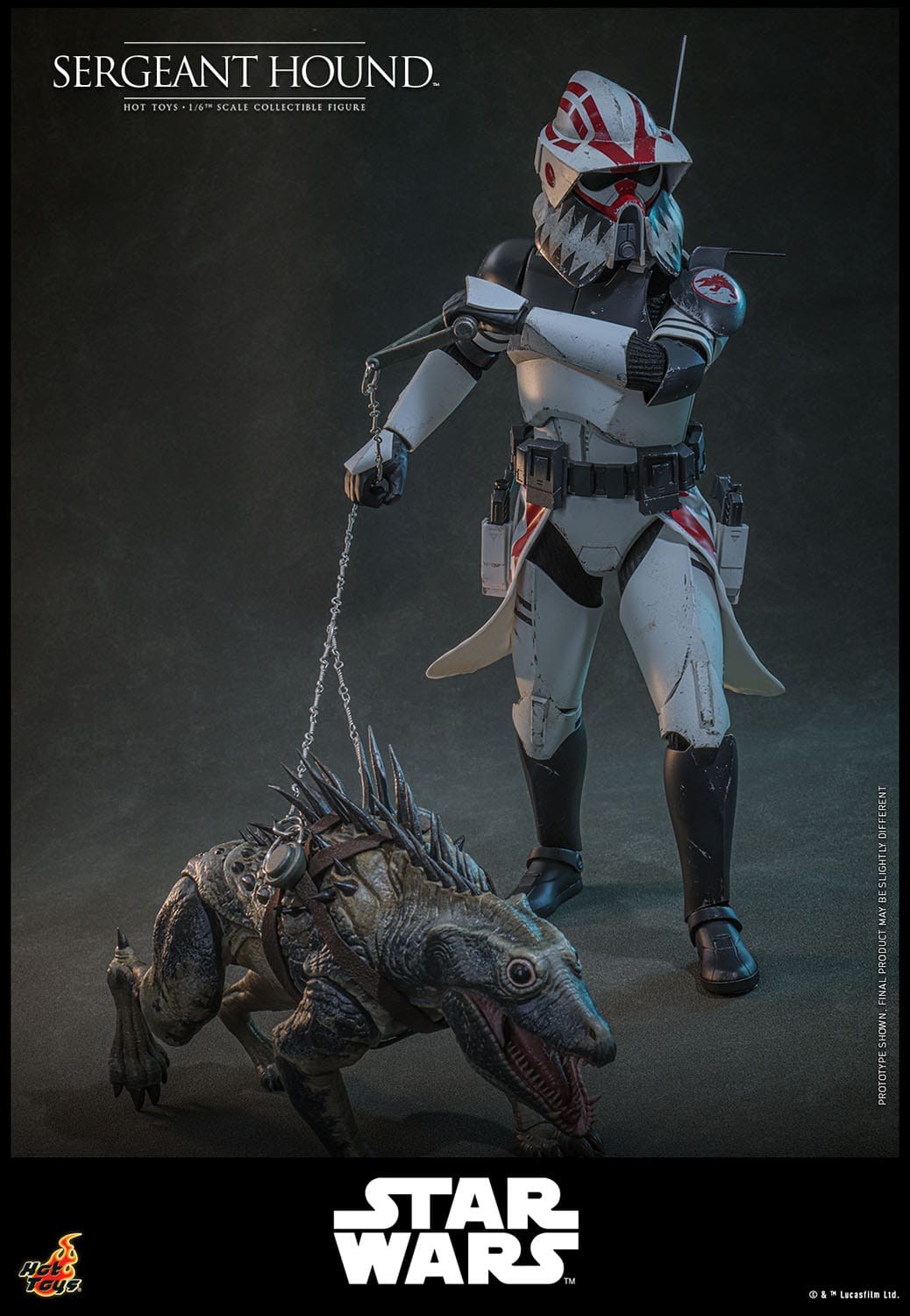 Star Wars: The Clone Wars: Sergeant Hound: 1/6th Scale Action Figure