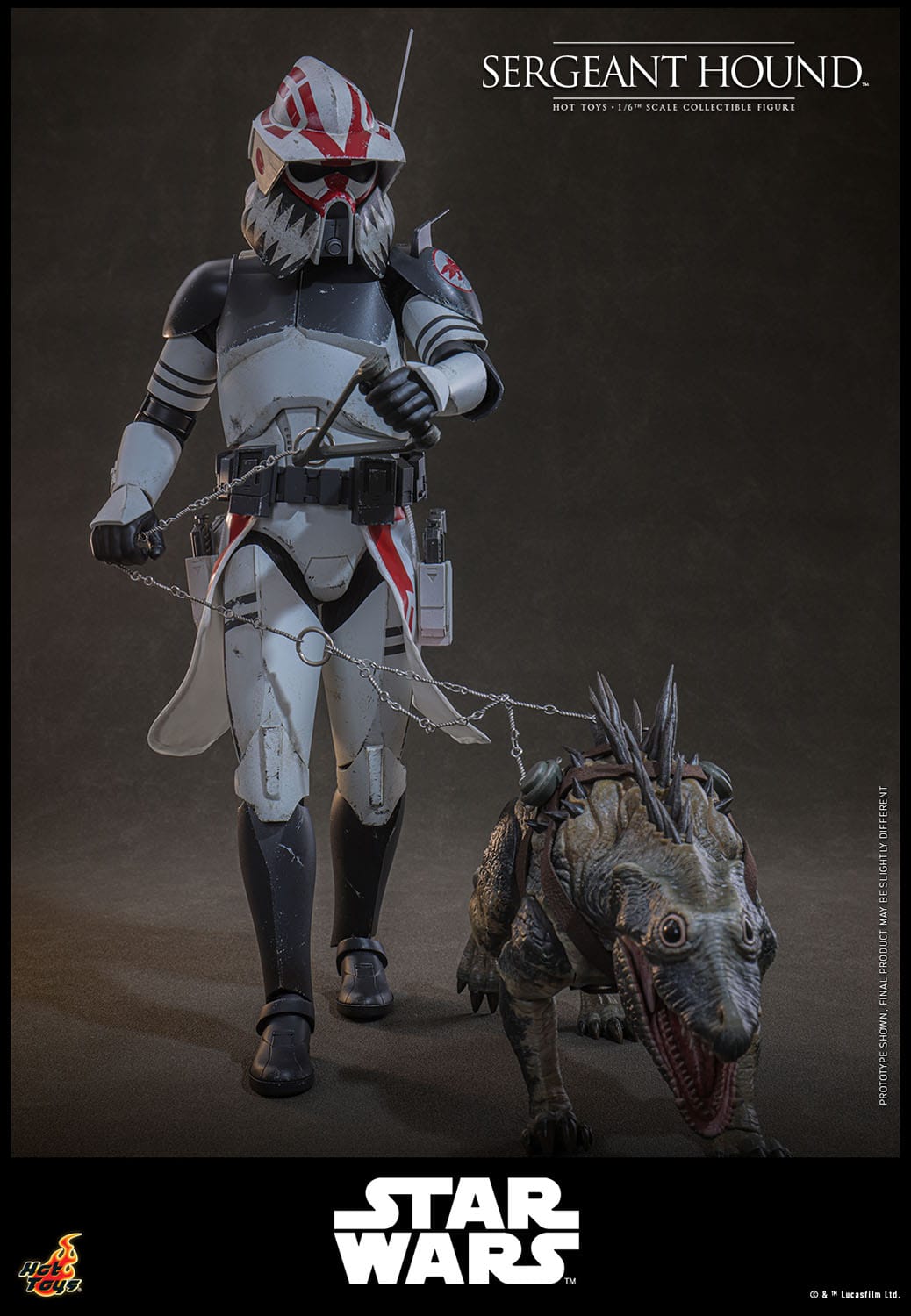 Star Wars: The Clone Wars: Sergeant Hound: 1/6th Scale Action Figure