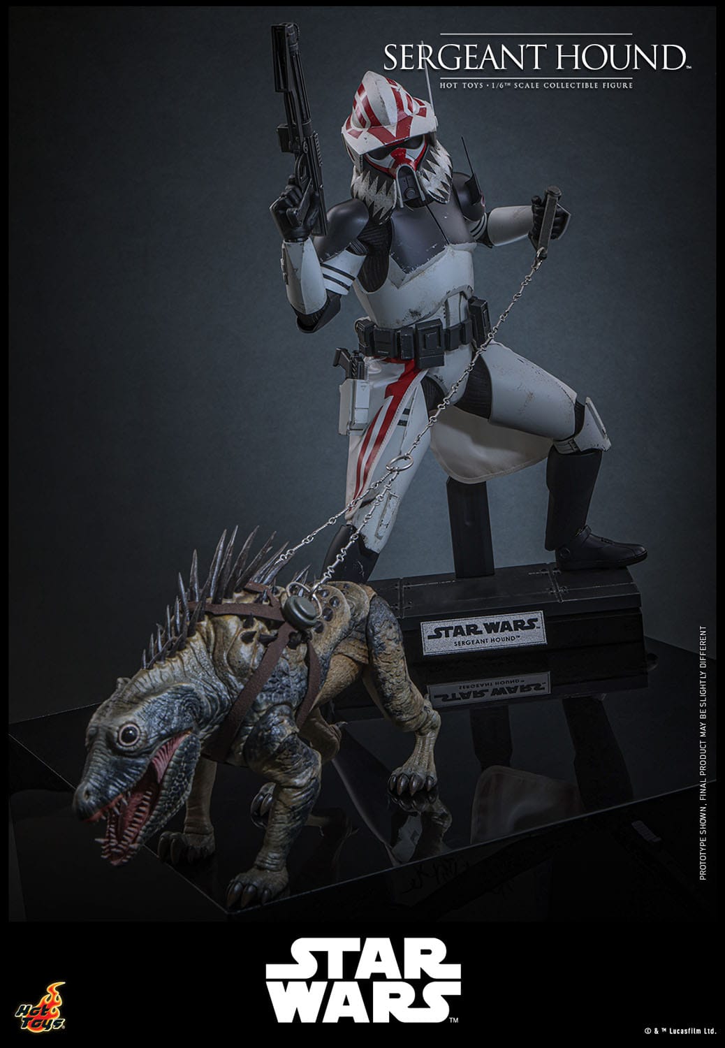 Star Wars: The Clone Wars: Sergeant Hound: 1/6th Scale Action Figure