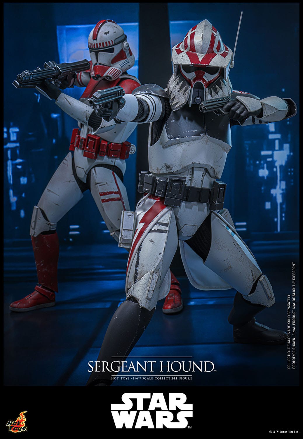 Star Wars: The Clone Wars: Sergeant Hound: 1/6th Scale Action Figure