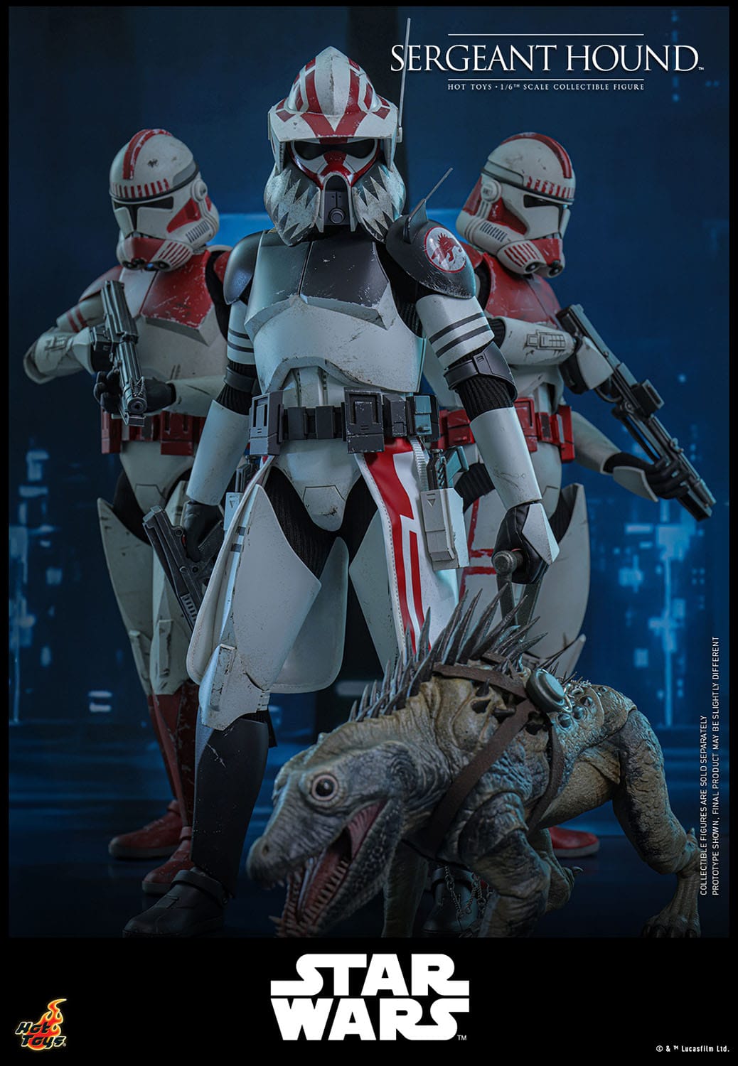 Star Wars: The Clone Wars: Sergeant Hound: 1/6th Scale Action Figure