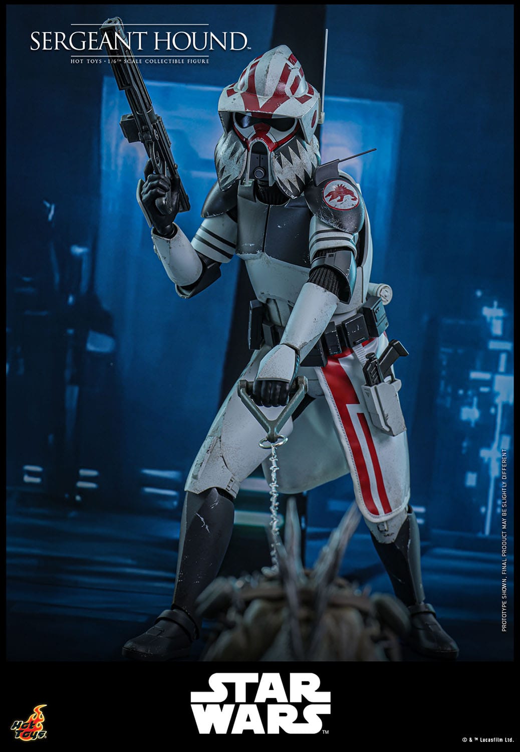 Star Wars: The Clone Wars: Sergeant Hound: 1/6th Scale Action Figure