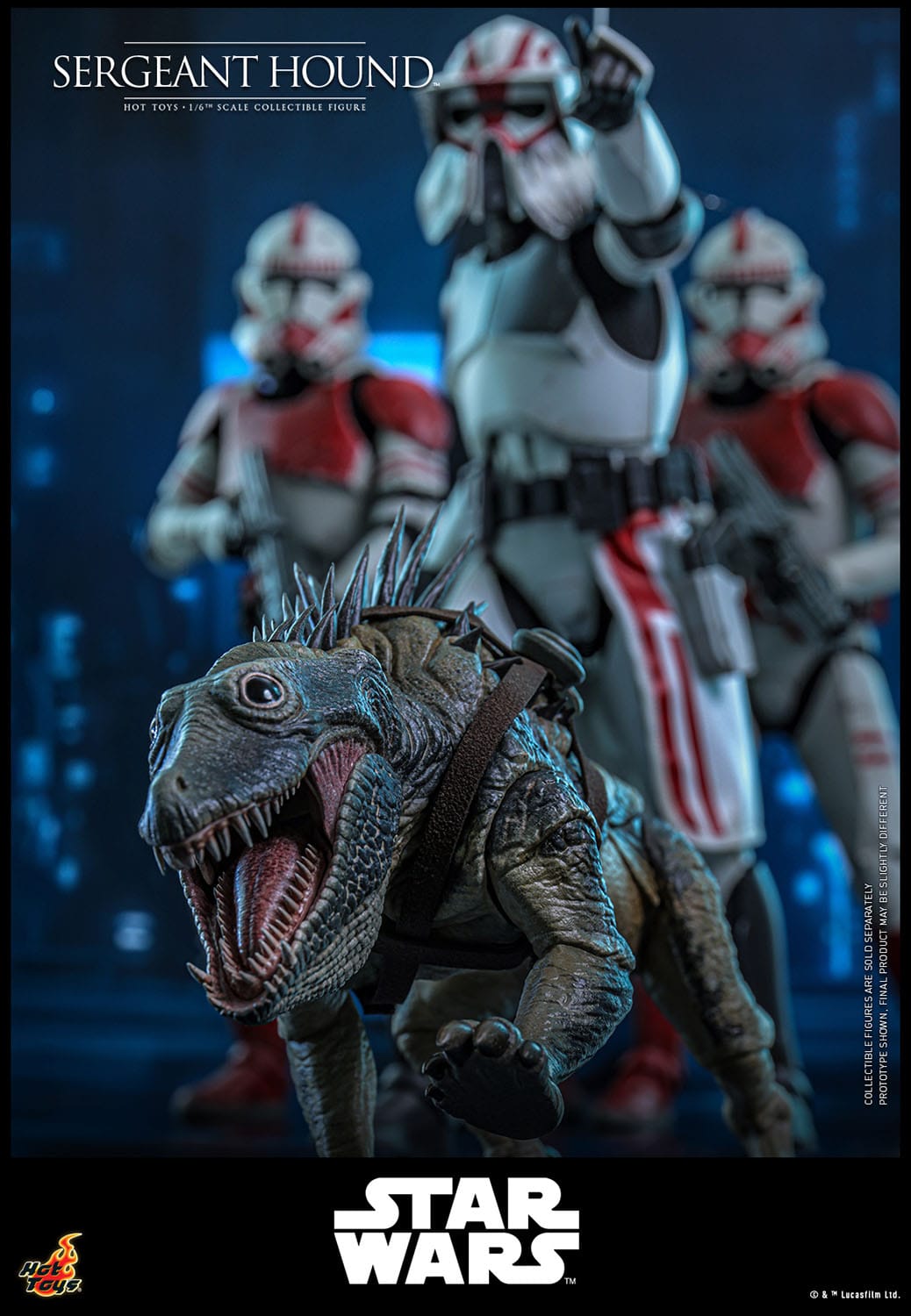 Star Wars: The Clone Wars: Sergeant Hound: 1/6th Scale Action Figure