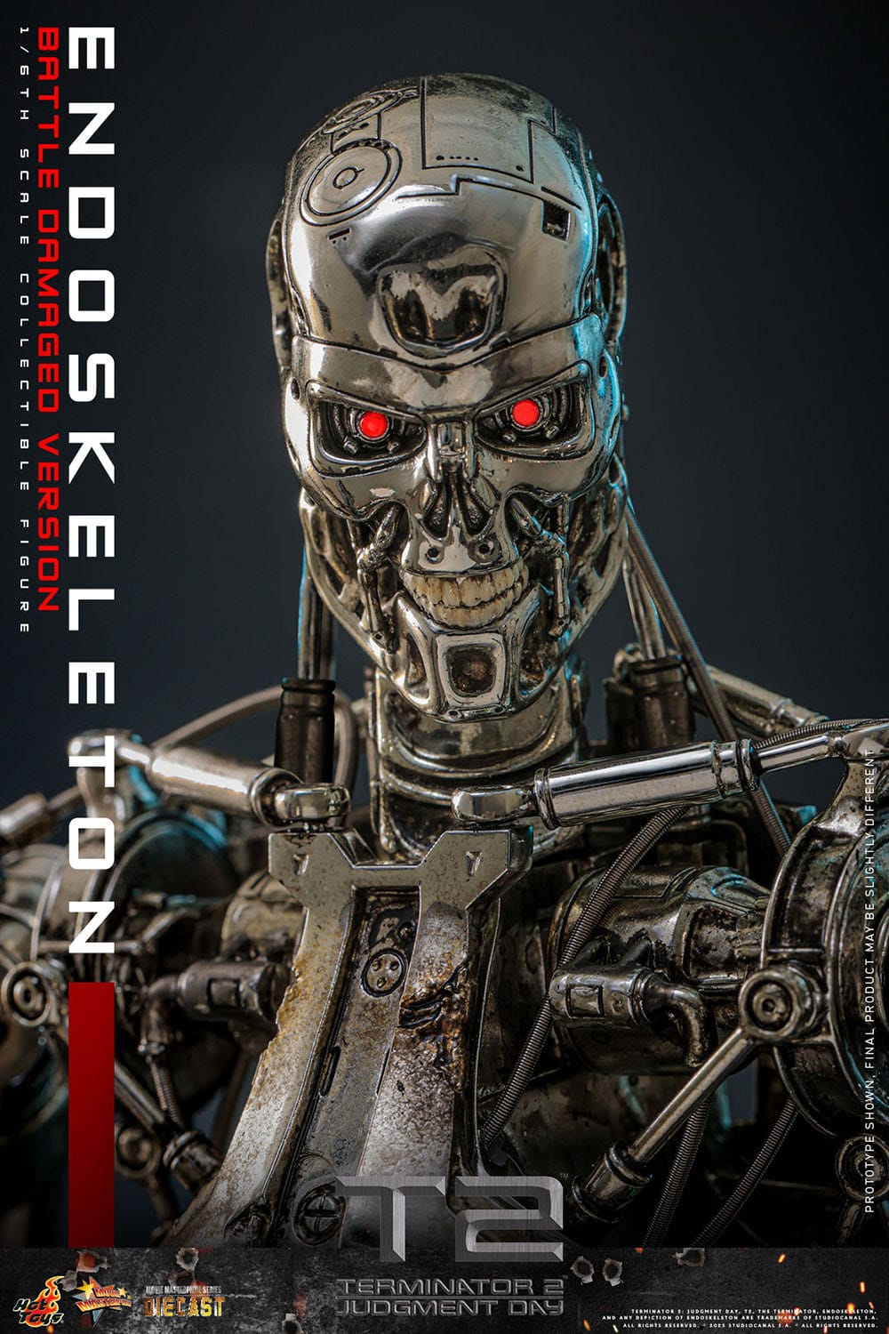 Terminator 2: Judgement: Endoskeleton (Battle Damaged Ver.): 1/6th Scale Action Figure