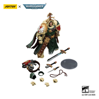 Warhammer 40,000: Dark Angels: Belial Grand Master of the Deathwing with the Sword of Silence and Storm Bolter: 1/18 Scale Action Figure