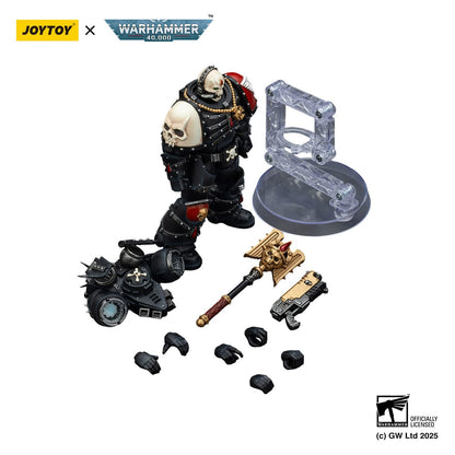 Warhammer 40,000: Blood Angels: Lemartes with Jump Pack Blood Crozius and Absolver Bolt Pistol: 1/18 Scale Action Figure