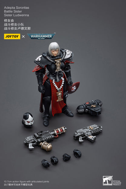 Warhammer 40k: Adepta Sororitas: Battle Sister: Sister Ludwenna: Action Figure 1/18 - Joy Toy Action Figures