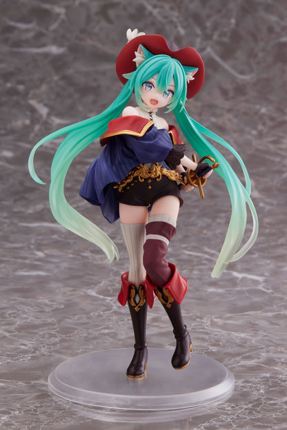 Vocaloid Hatsune Miku (Puss in Boots) Wonderland Figure (Reissue)