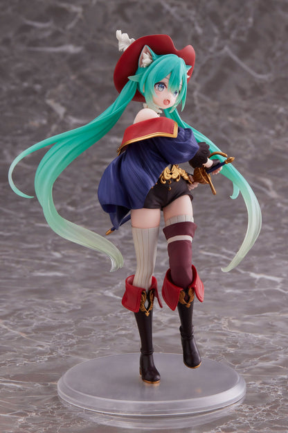 Vocaloid Hatsune Miku (Puss in Boots) Wonderland Figure (Reissue)