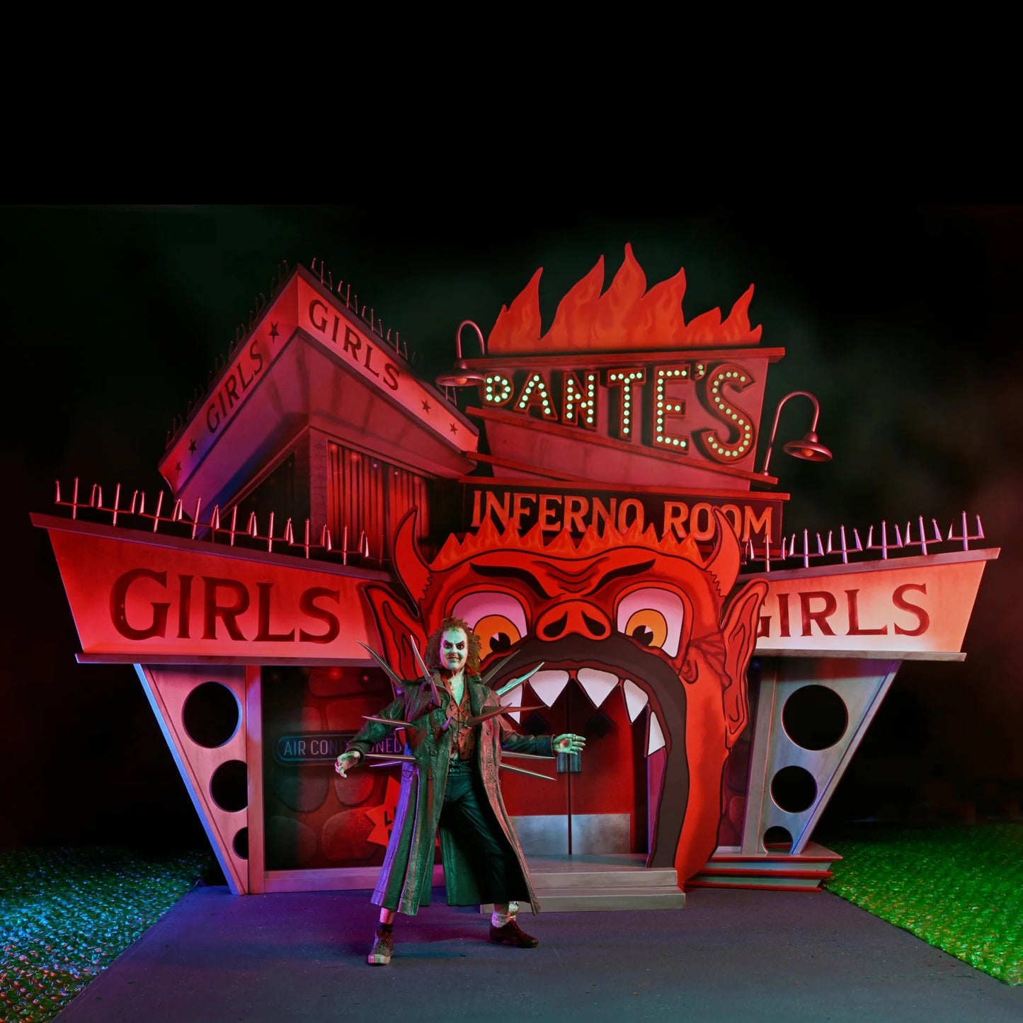 Beetlejuice (1988): Inferno Room Diorama Deluxe Set & Figure: 7" Action Figure Set: Neca - Neca Action Figures