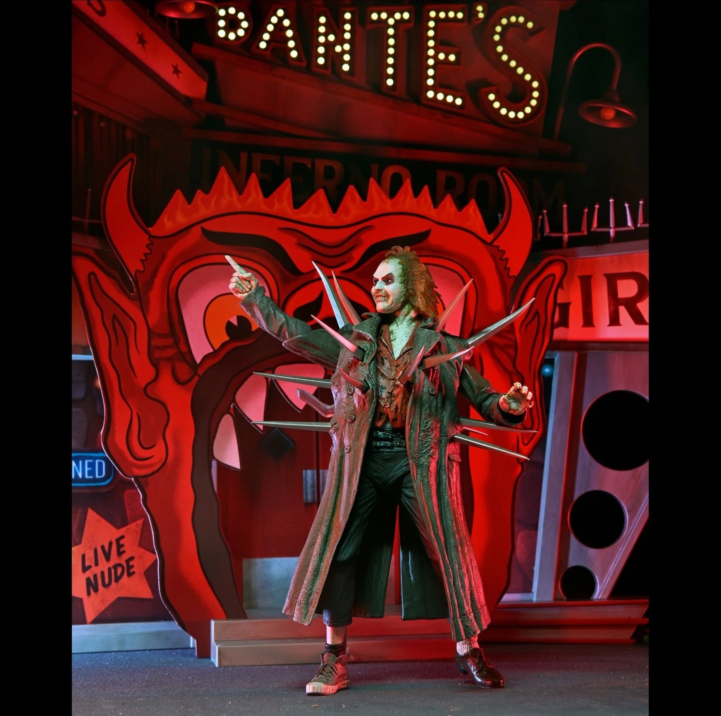 Beetlejuice (1988): Inferno Room Diorama Deluxe Set & Figure: 7" Action Figure Set: Neca - Neca Action Figures
