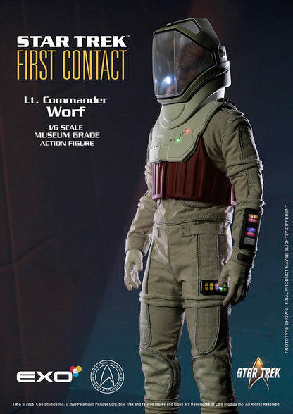 Star Trek: First Contact: Lt. Commander Worf in EVA Suit: 1/6 Scale Figure