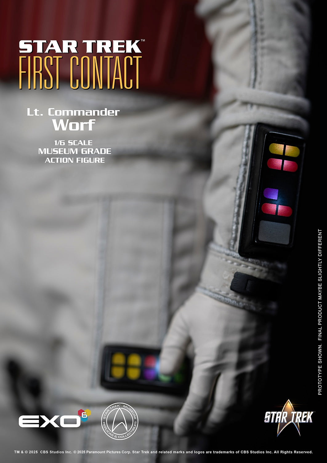 Star Trek: First Contact: Lt. Commander Worf in EVA Suit: 1/6 Scale Figure