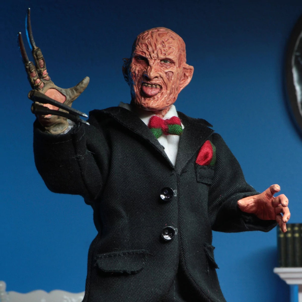 NECA A Nightmare on Elm Street: Freddy Krueger (Tuxedo) 8 Inch: Clothed Action Figure - product gallery image 4 of 10