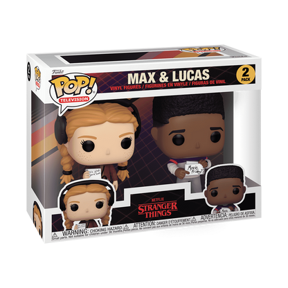 Stranger Things Funko POP! Max and Lucas 2-Pack #80139 – product packaging