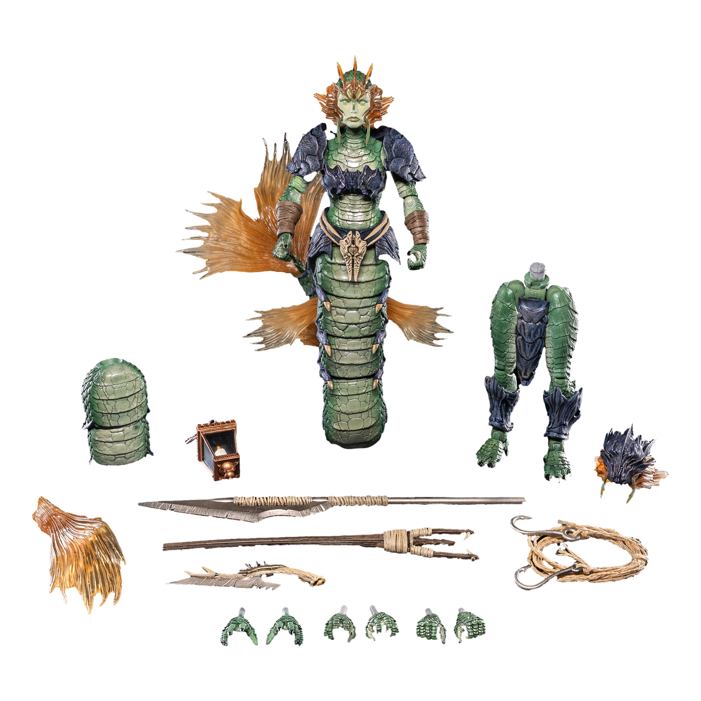 Mythic Legions: Dawns of Discovery Actionfigur Sireyn Opalscale Deluxe - Four Horsemen Toy Design Action Figures