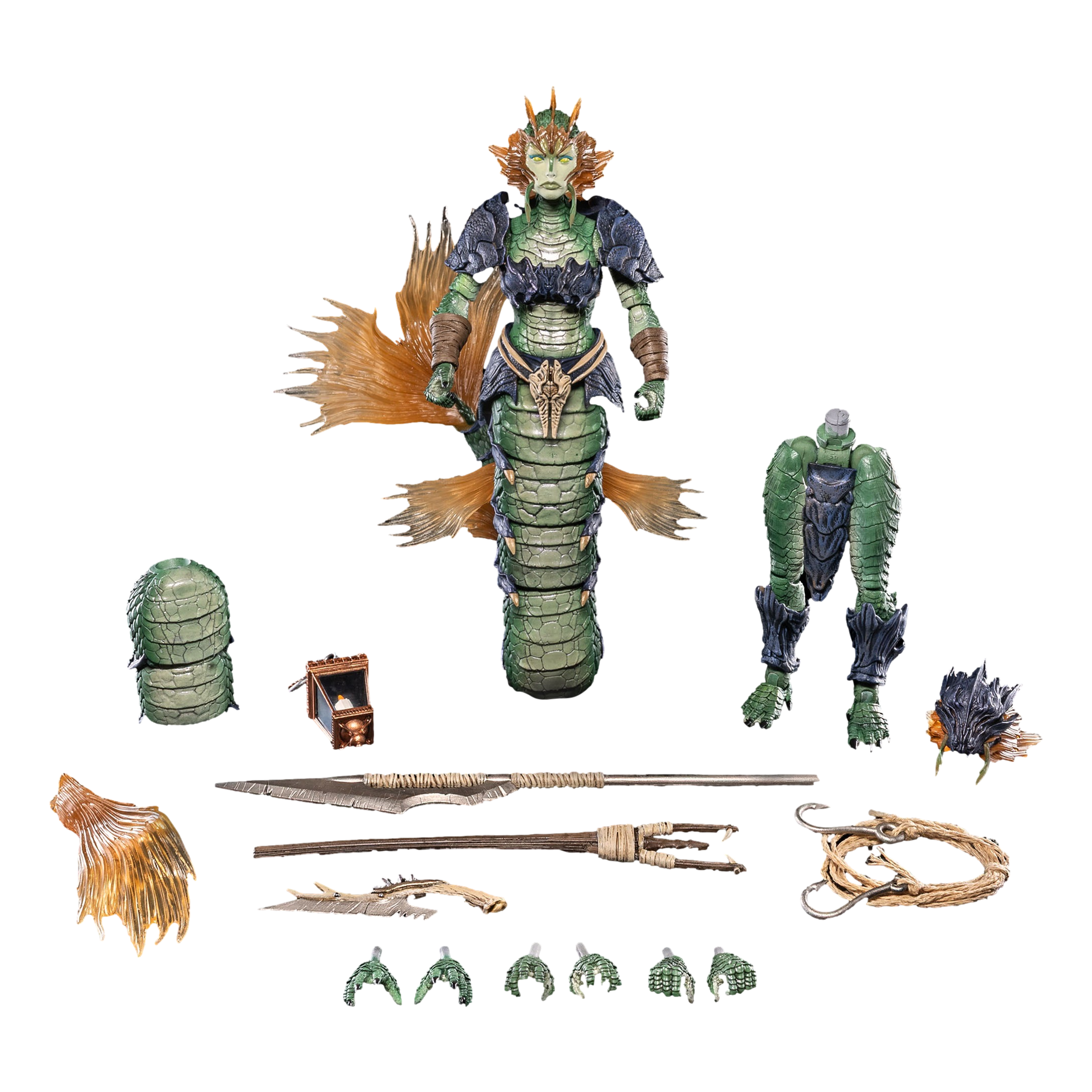 Mythic Legions: Dawns of Discovery Actionfigur Sireyn Opalscale Deluxe - Four Horsemen Toy Design Action Figures