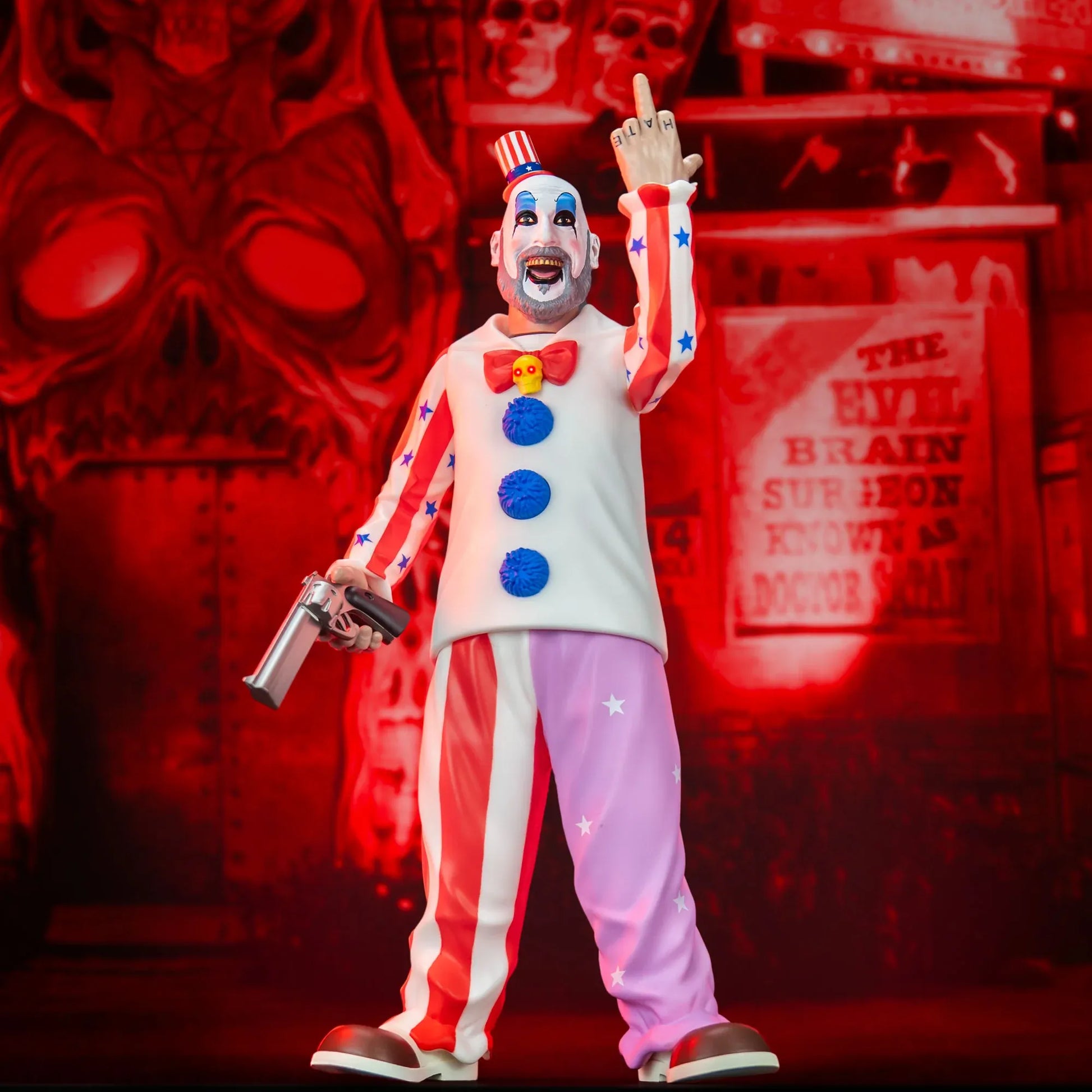 House Of 1000 Corpses: Captain Spalding: Trash Talking: 12 Inch Giant Size: Action Figure - Trick Or Treat Studios Action Figures