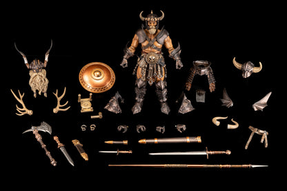Mythic Legions: Deluxe Barbarian Builder Kit 2: Action Figure Set