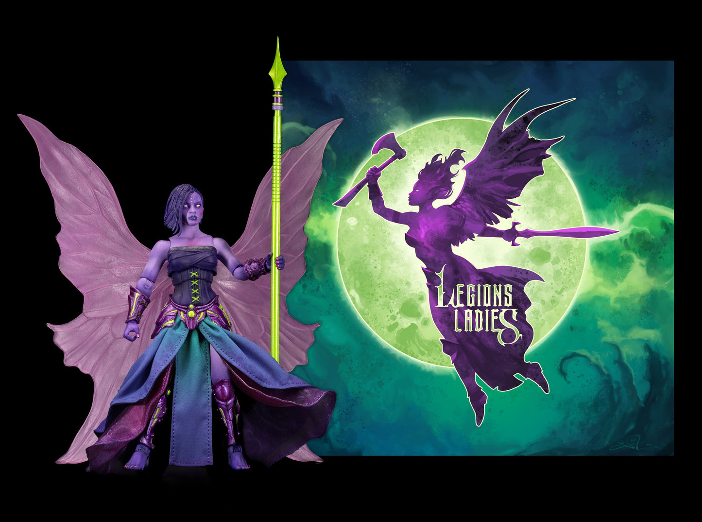 Mythic Legions: The Yemaya Divine: (Deluxe Ver.) Action Figure