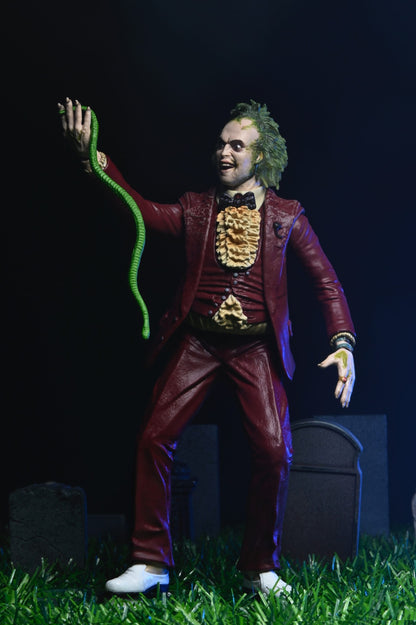 Beetlejuice (1988): Red Tuxedo 7-Inch Action Figure - Neca Action Figures
