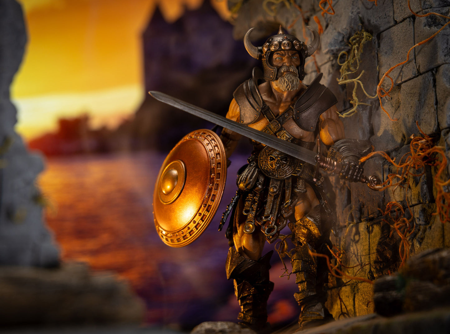 Mythic Legions: Deluxe Barbarian Builder Kit 2: Action Figure Set