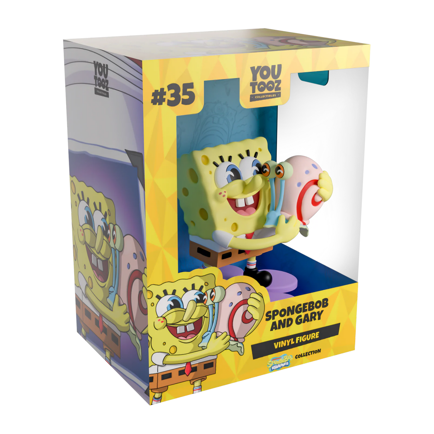 Spongebob Squarepants: Spongebob and Gary: Vinyl Figure - YouTooz Vinyl Figure