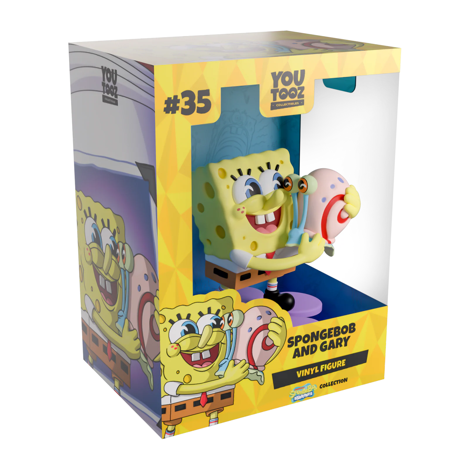 Spongebob Squarepants: Spongebob and Gary: Vinyl Figure - YouTooz Vinyl Figure