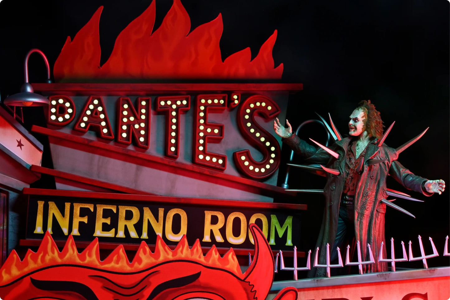 Beetlejuice (1988): Inferno Room Diorama Deluxe Set & Figure: 7" Action Figure Set: Neca - Neca Action Figures