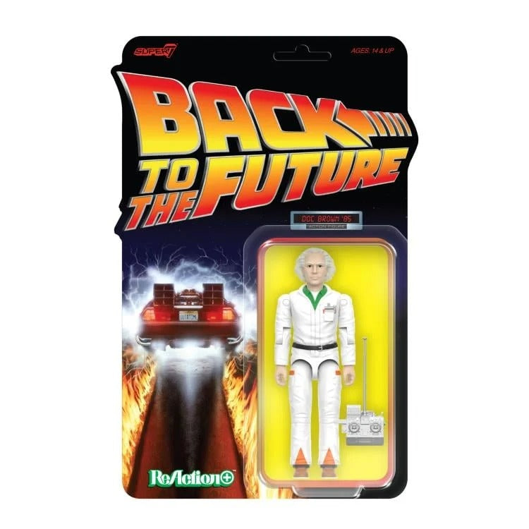 Back To The Future ReAction+ Action Figure Wave 01 Doc Brown '85