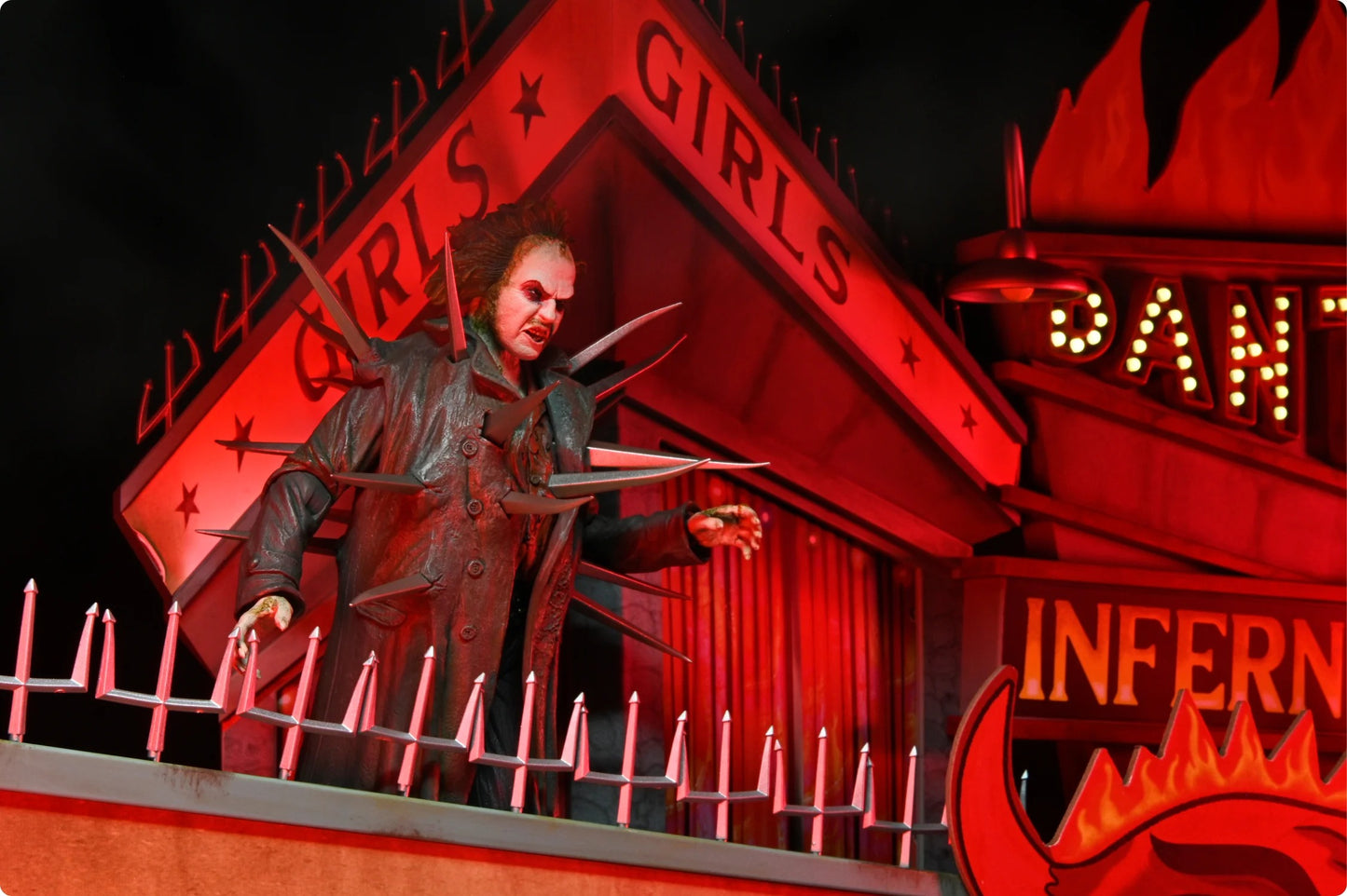 Beetlejuice (1988): Inferno Room Diorama Deluxe Set & Figure: 7" Action Figure Set: Neca - Neca Action Figures
