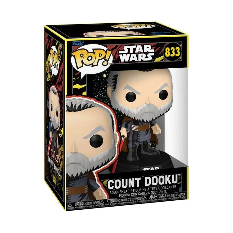 Star Wars: Count Dooku (Retro) #833 Funko Pop! Figure - Funko product photo 2 of 2
