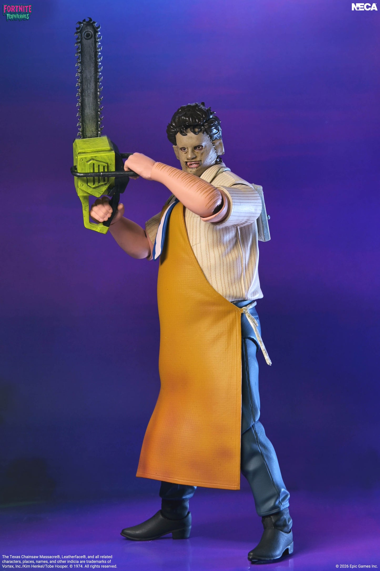 Fortnite x Texas Chainsaw Massacre: Fortnitemares: Leatherface: Action Figure - Neca Action Figures