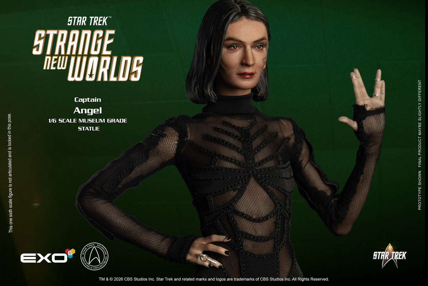Star Trek: Strange New Worlds: Captain Angel: 1/6 Scale Statue