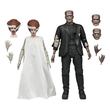 Universal Monsters: Bride Of Frankenstein & His Mate (Colour Version): 7" Action Figure 2 Pack