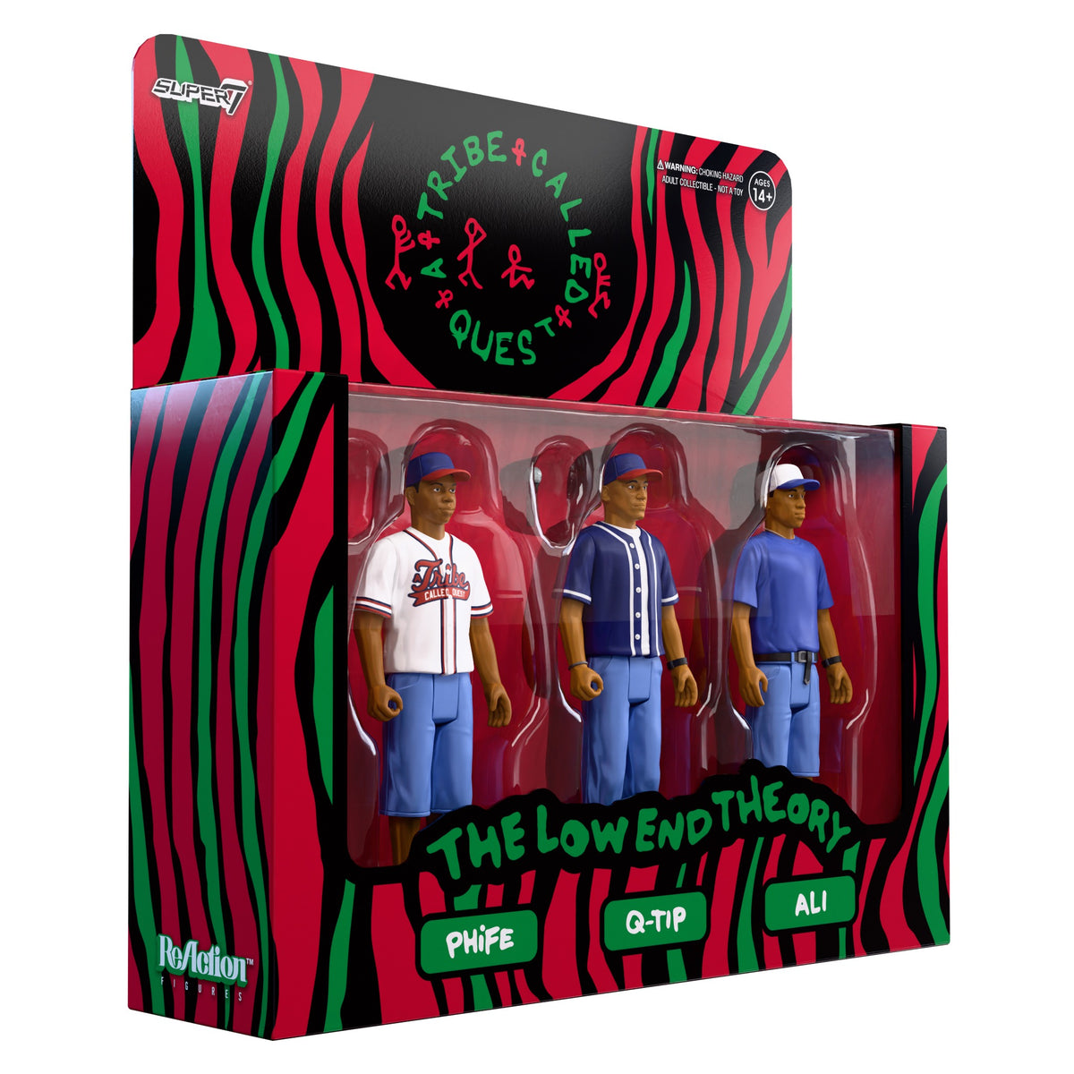 A Tribe Called Quest ReAction Action Figures 3-Pack The Low End Theory - Super7 Action Figures