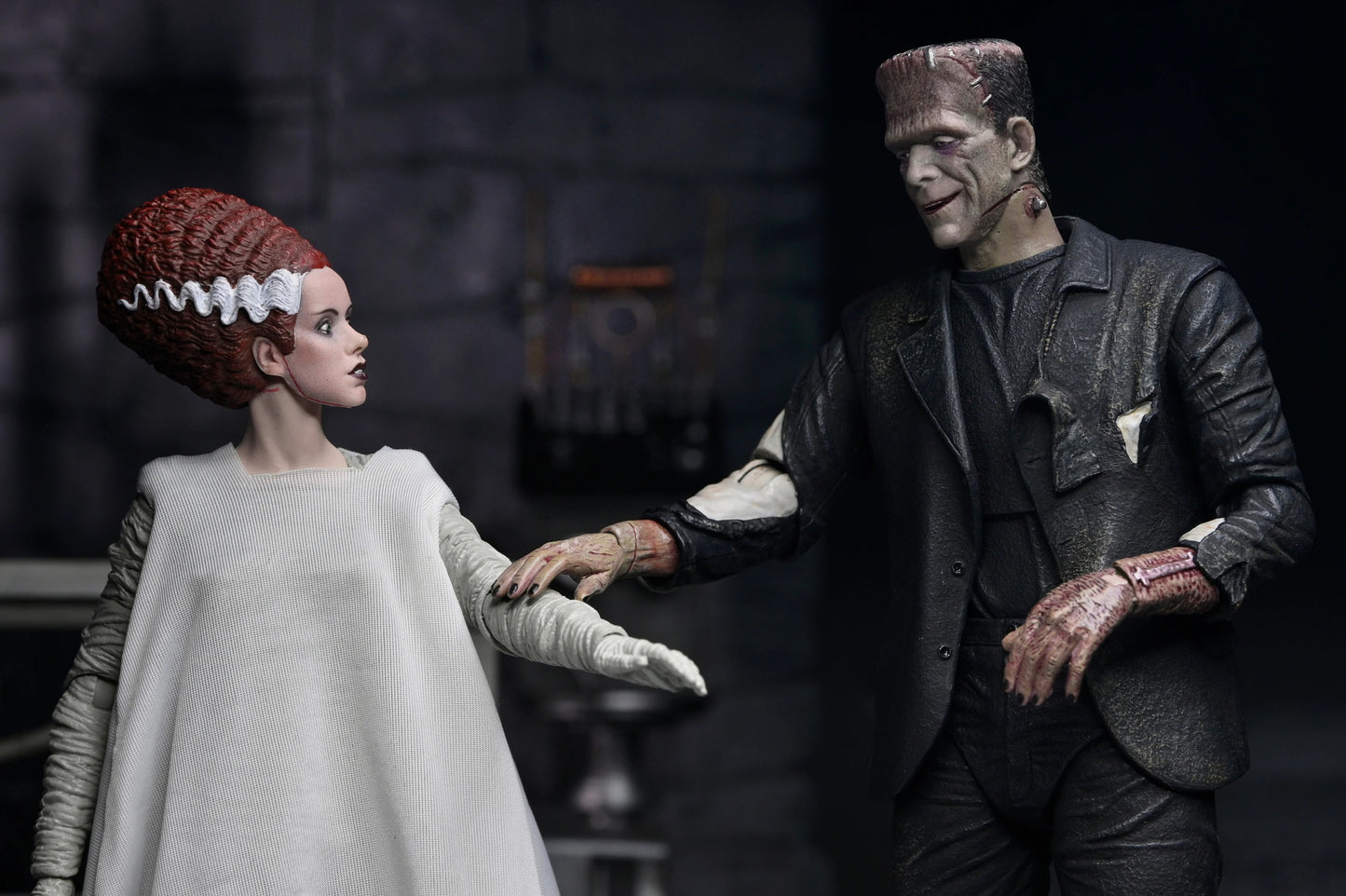 Universal Monsters: Bride Of Frankenstein & His Mate (Colour Version): 7" Action Figure 2 Pack