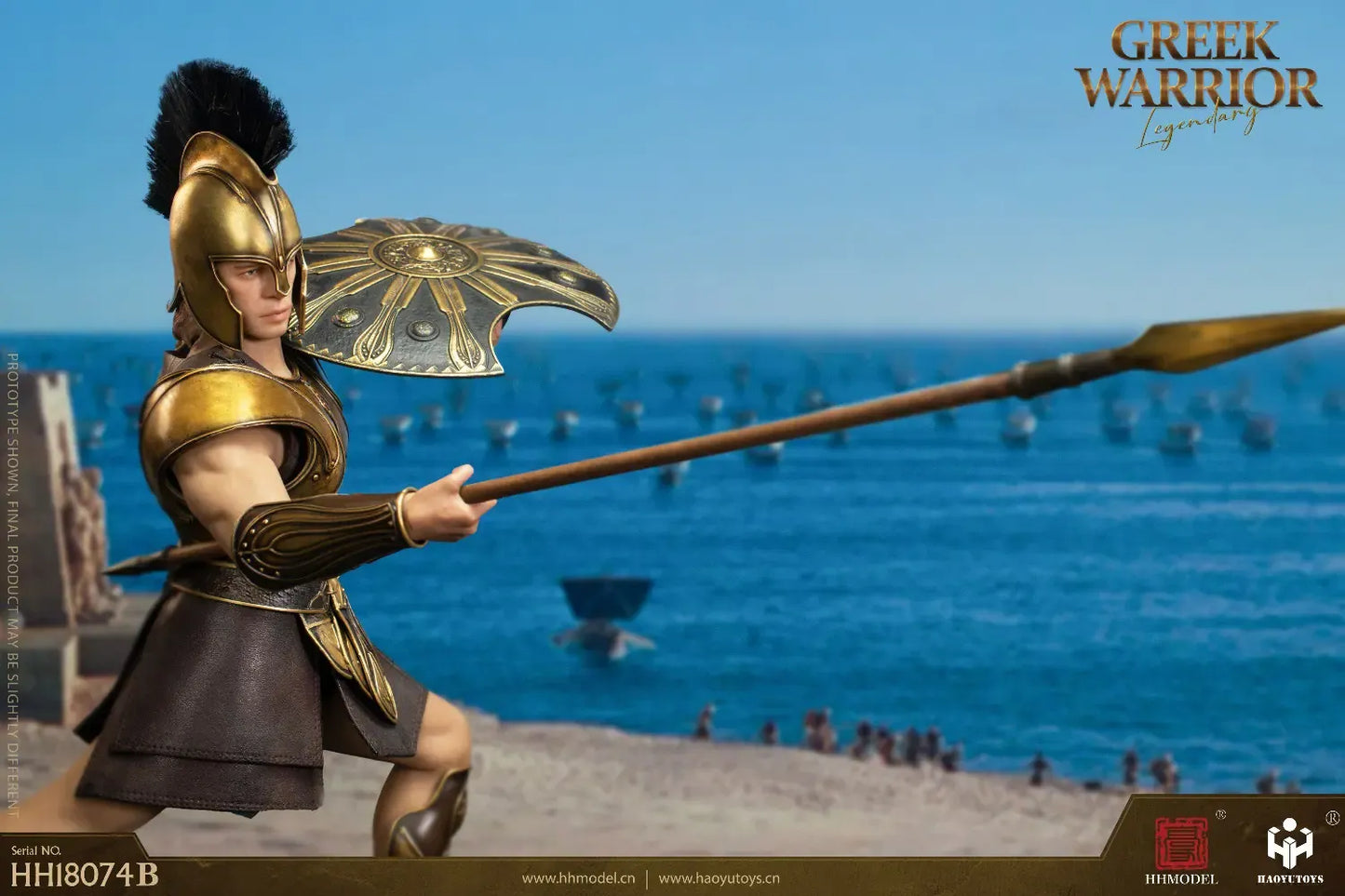 Empire Legion: Greek Legendary Warrior: 1/6 Action Figure HH18074B - Haoyu Toys Action Figures