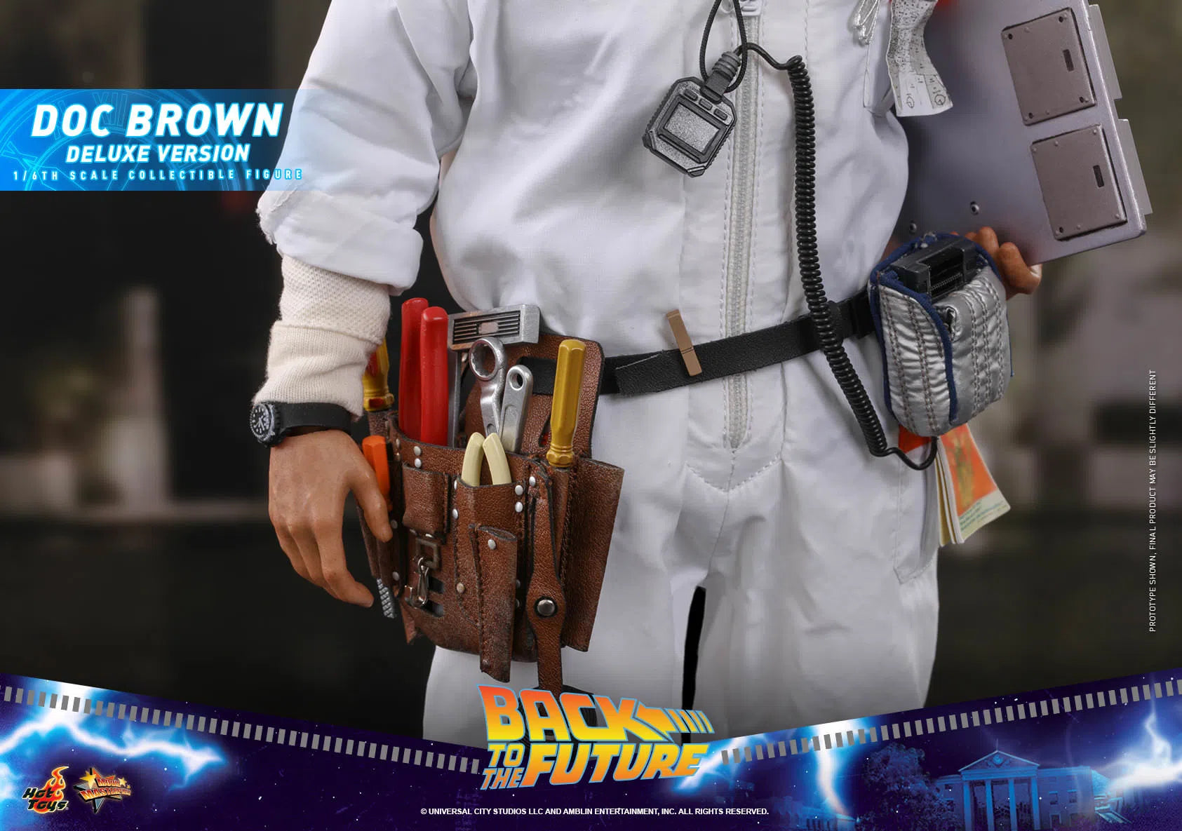 Doc Brown: Back To The Future: Deluxe Edition: MMS610: Hot Toys