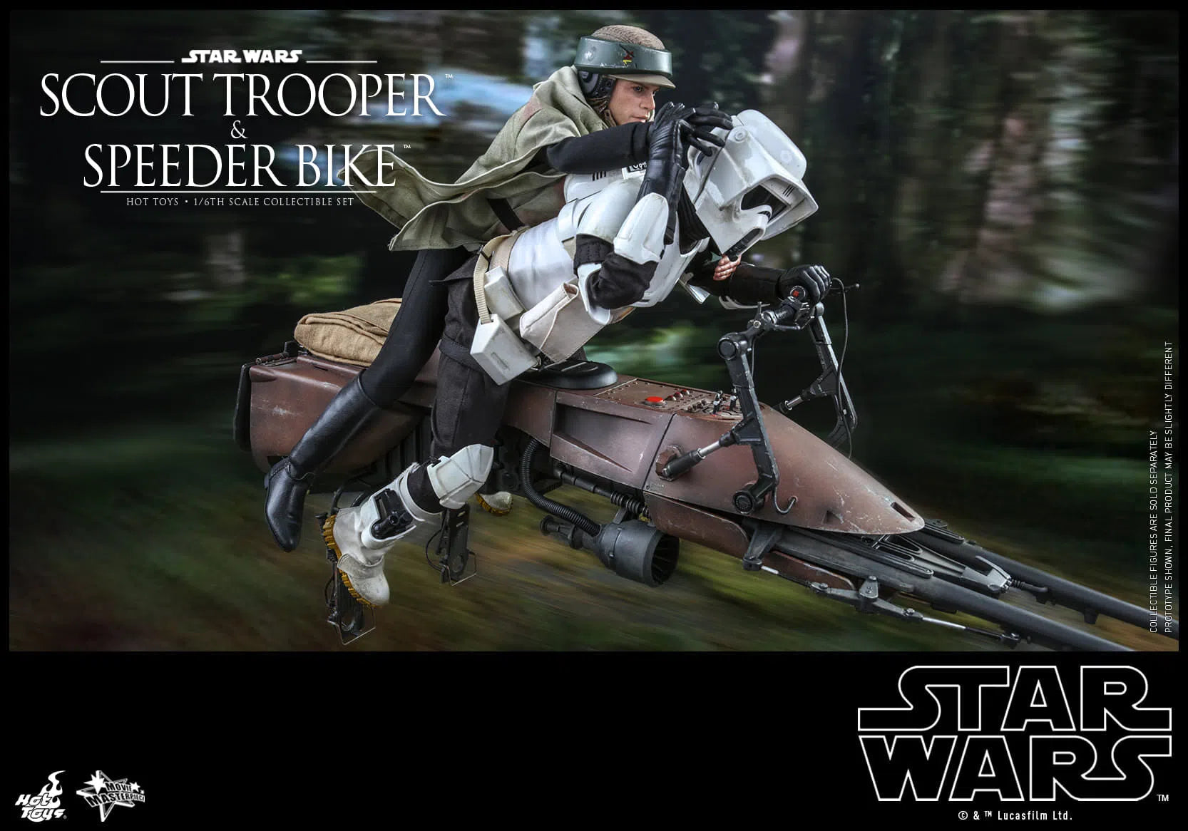Scout Trooper & Speeder Bike: Star Wars: Return Of The Jedi: MMS612