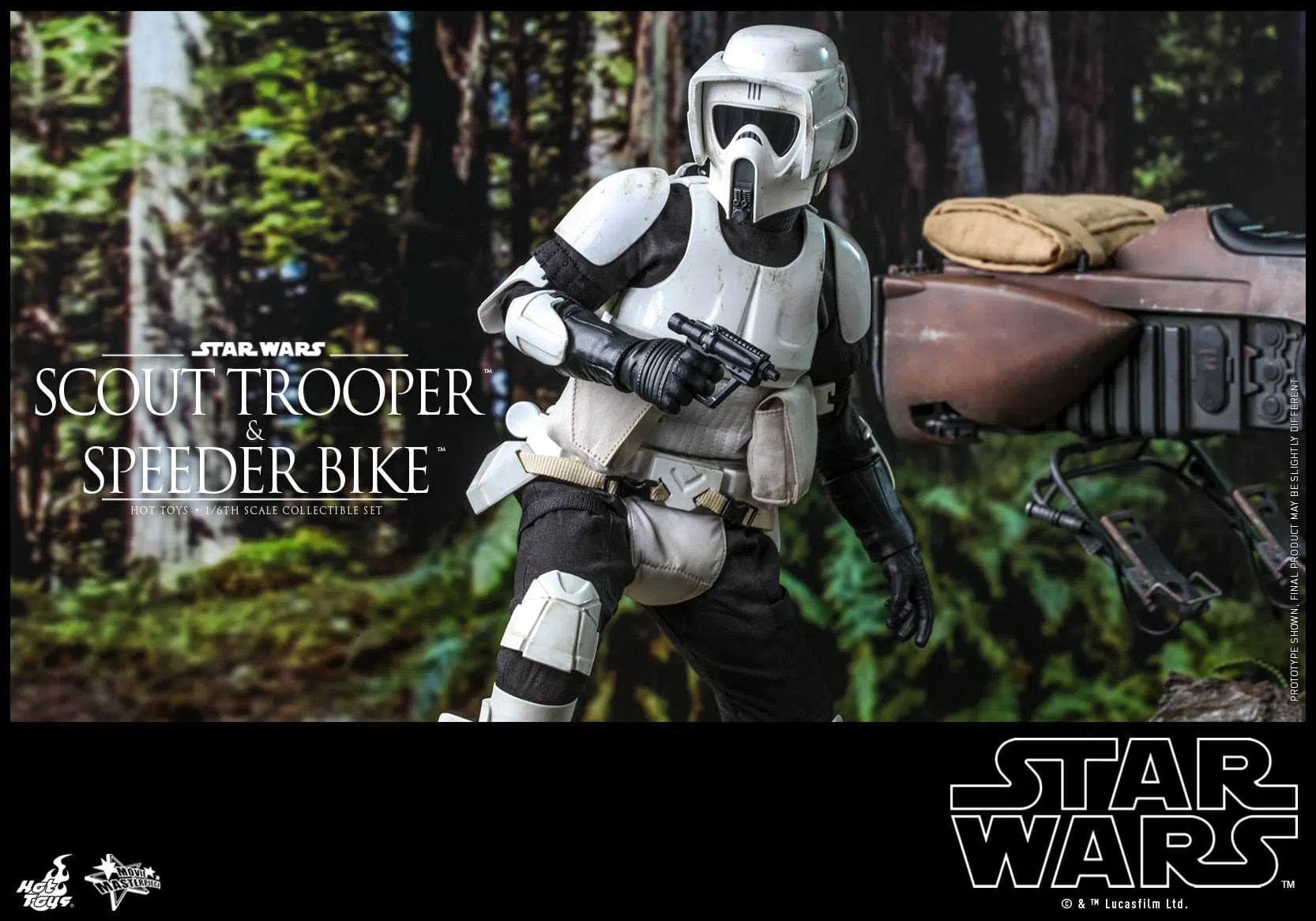 Scout Trooper & Speeder Bike: Star Wars: Return Of The Jedi: MMS612